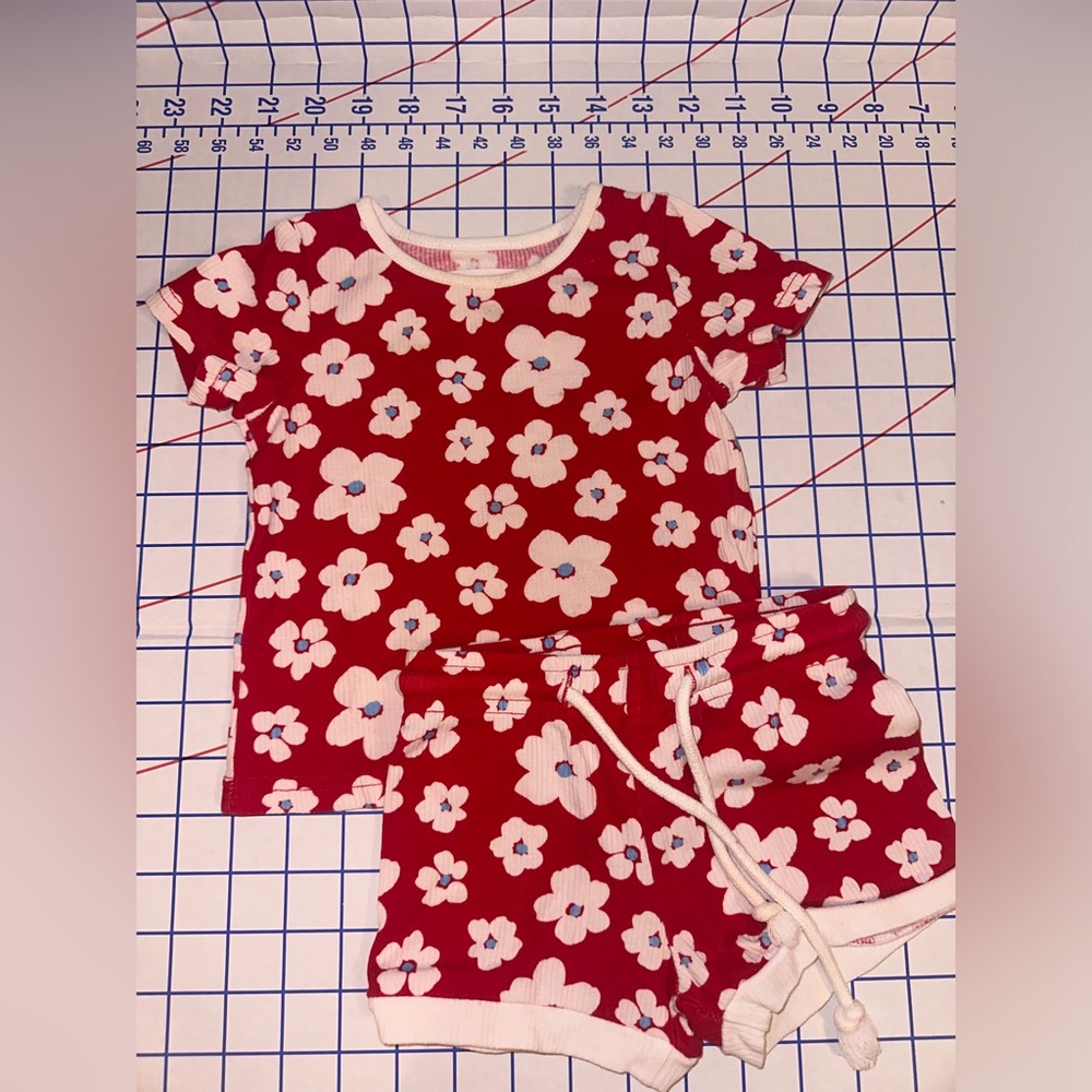 18M SweetHoney Matching Floral Set
